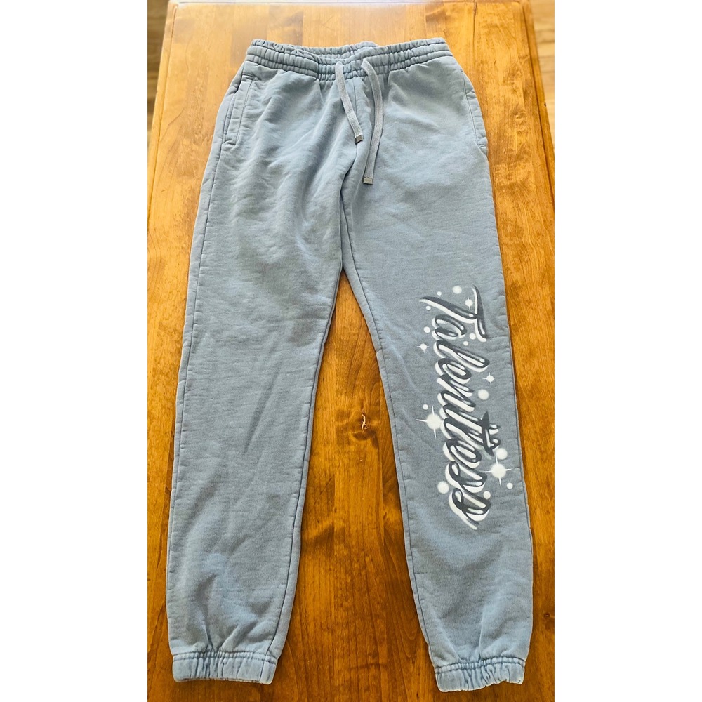 Talentless Mens Gray Graphic Logo Jogger Sweatpants Size Small